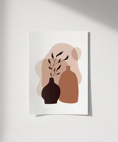 Çerçevesiz Poster Bohem Vazo ürün görseli