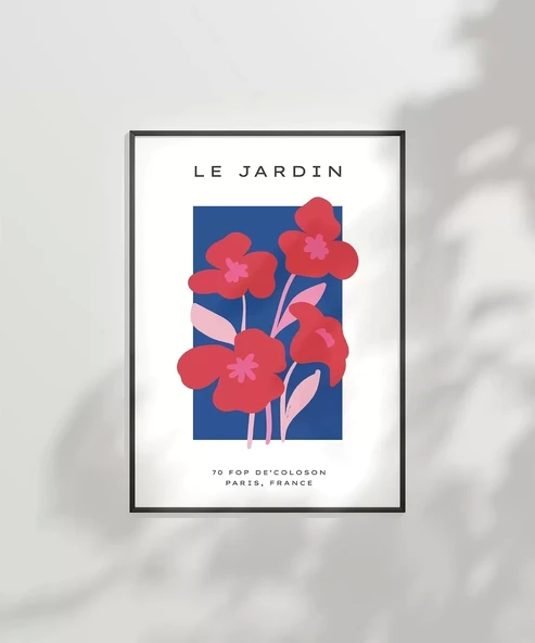 Çerçevesiz Poster Le Jardin Rouge - Resim 7