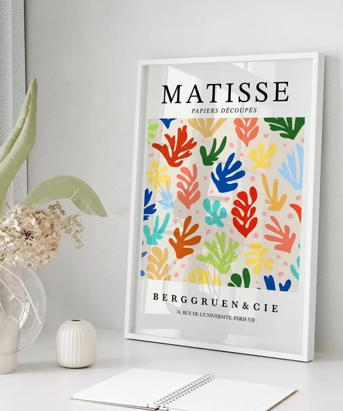 Çerçevesiz Poster Matisse Papiers Découpés No 2 - Resim 6