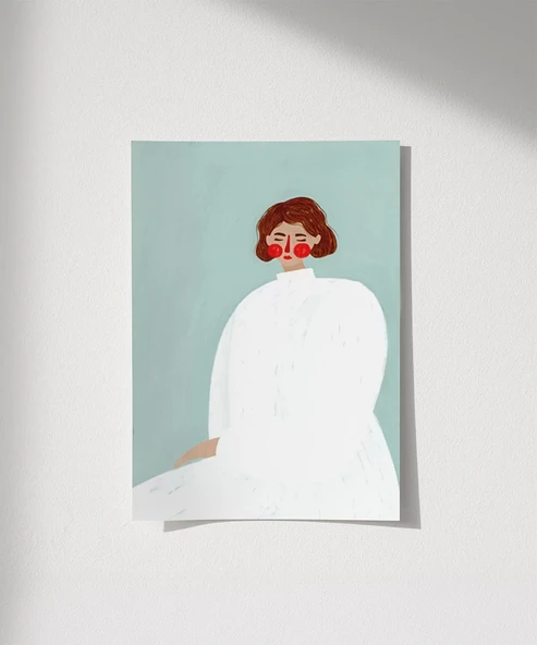 Çerçevesiz Poster Serene Portrait ürün görseli