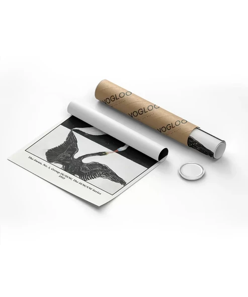 Çerçevesiz Poster Hilma Af Klint Kuğu - Resim 8