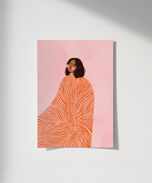 Çerçevesiz Poster Abstract Warmth ürün görseli