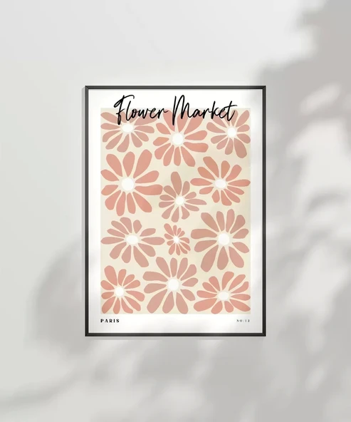 Çerçevesiz Poster Paris Flower Market - Resim 7