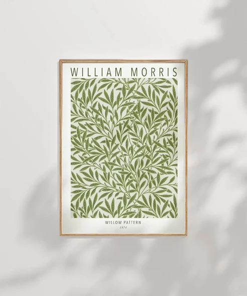 Çerçevesiz Poster William Morris Willow Pattern - 7