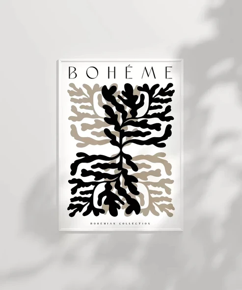 Çerçevesiz Poster Bohem Bitki - Resim 2