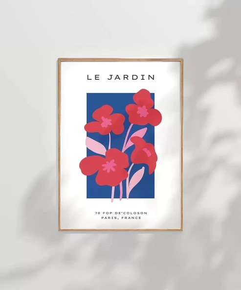 Çerçevesiz Poster Le Jardin Rouge - Resim 8