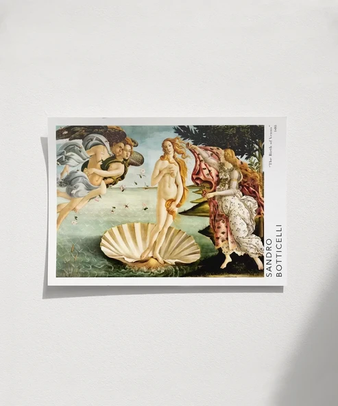 Çerçevesiz Poster Sandro Botticelli Venüs'ün Doğuşu ürün görseli