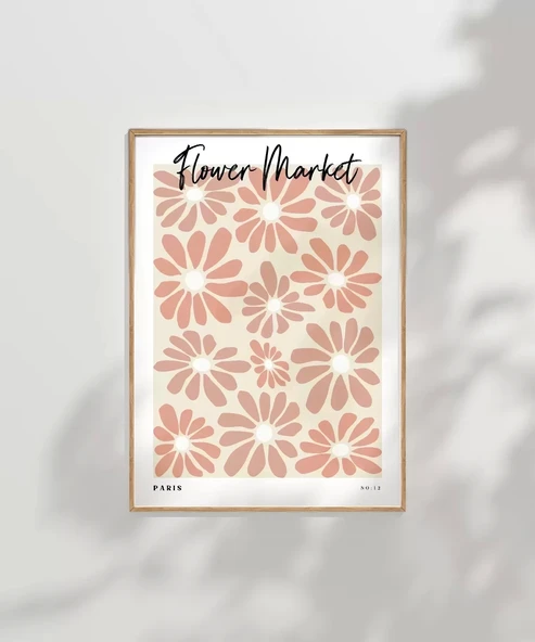 Çerçevesiz Poster Paris Flower Market - Resim 8