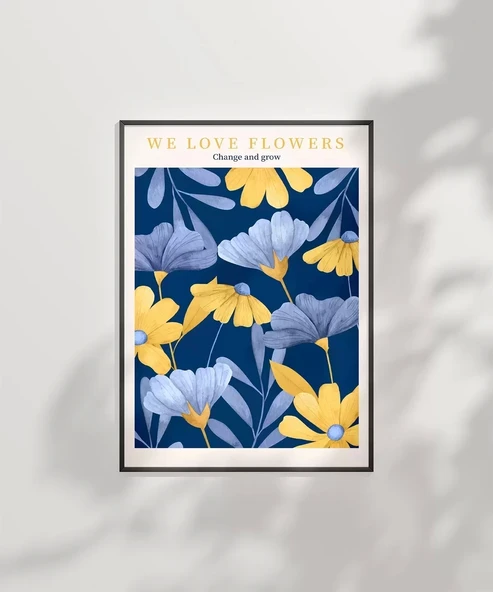 Çerçevesiz Poster Çiçeklerin Gücü - Resim 7