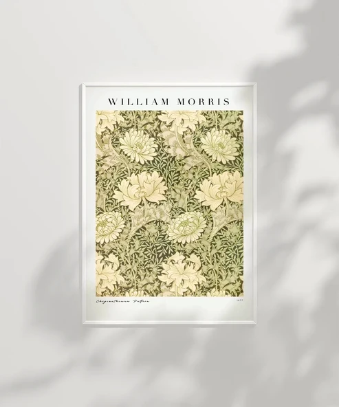 Çerçevesiz Poster William Morris Kasımpatı Deseni - Resim 7