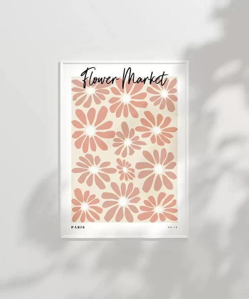 Çerçevesiz Poster Paris Flower Market - Resim 3