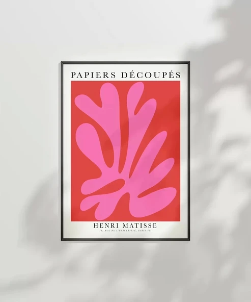 Çerçevesiz Poster Matisse Papiers Découpés No 1 - Resim 7
