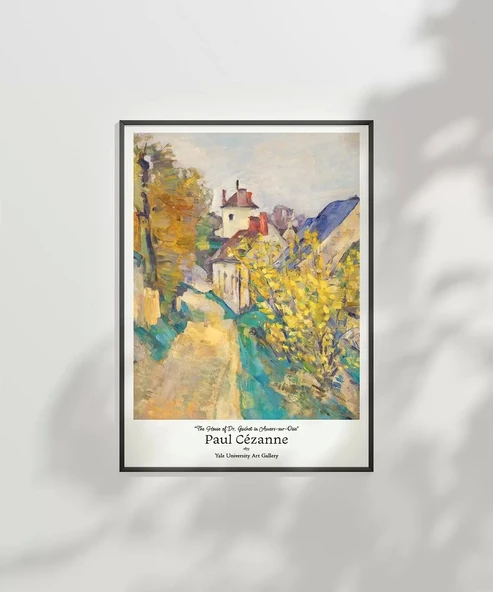 Çerçevesiz Poster Paul Cézanne  Auvers-sur-Oise'daki Dr. Gachet'nin Evi 2 - Resim 2