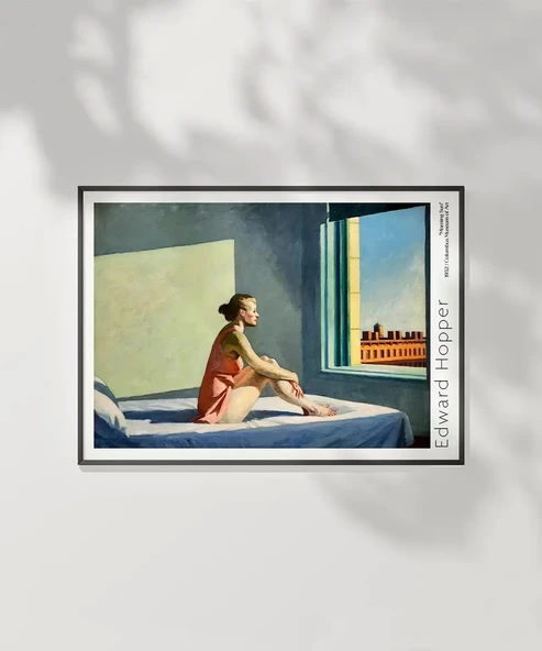Çerçevesiz Poster Edward Hopper Sabah Güneşi - Resim 6