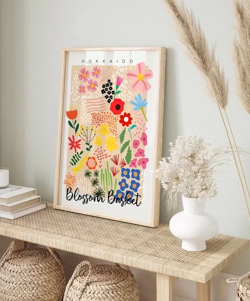 Çerçevesiz Poster Hokkaido Blossom Market - Resim 5