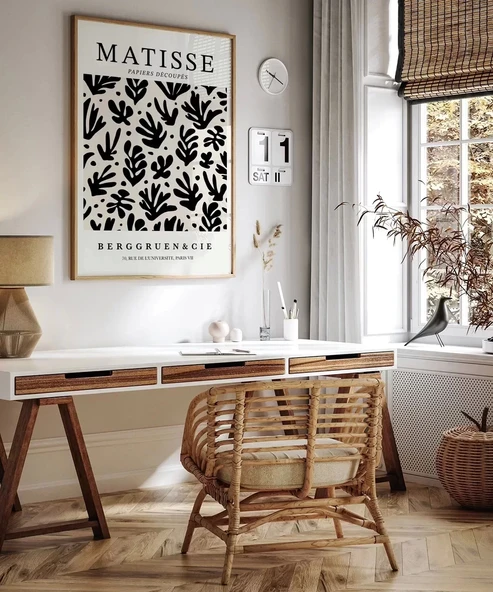 Çerçevesiz Poster Matisse Papiers Découpés No 3 - Resim 4