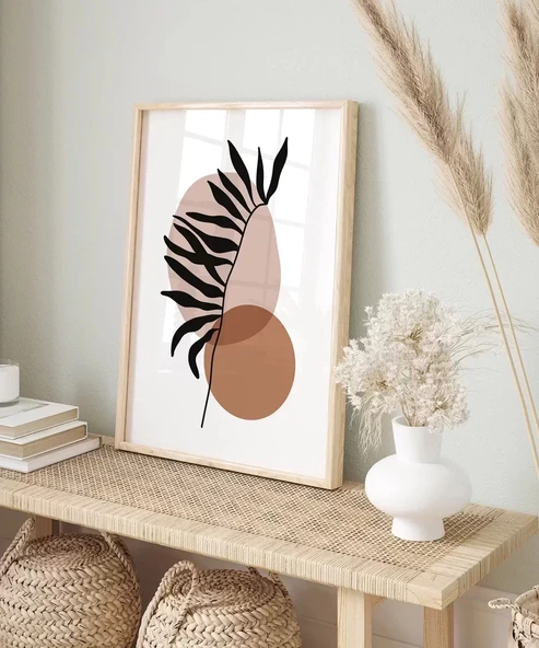 Çerçevesiz Poster Bohem Bitki 1 - Resim 5