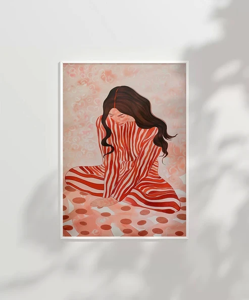 Çerçevesiz Poster Zarif Düşünceler Dekoratif - 2