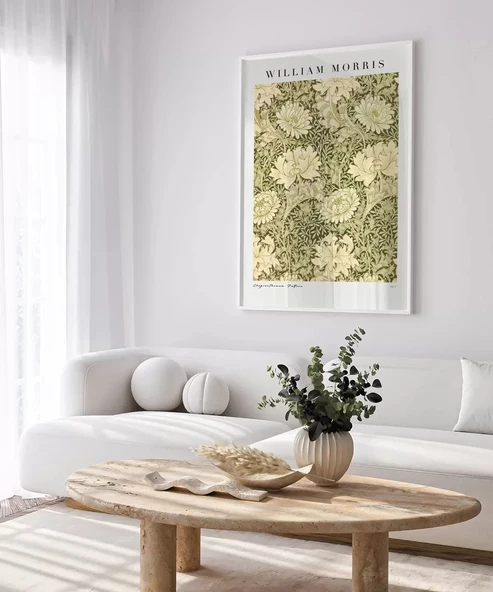 Çerçevesiz Poster William Morris Kasımpatı Deseni - Resim 3