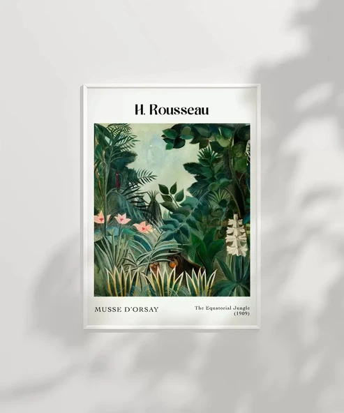 Çerçevesiz Poster Rousseau Ekvator Ormanı - Resim 3