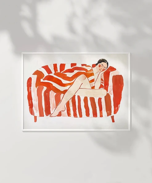 Çerçevesiz Poster Turuncu Rüyası - Resim 2