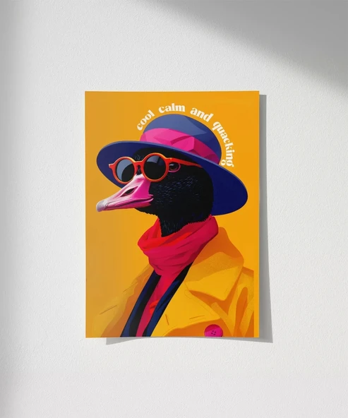 Çerçevesiz Poster Vak Vak Şıklık ürün görseli