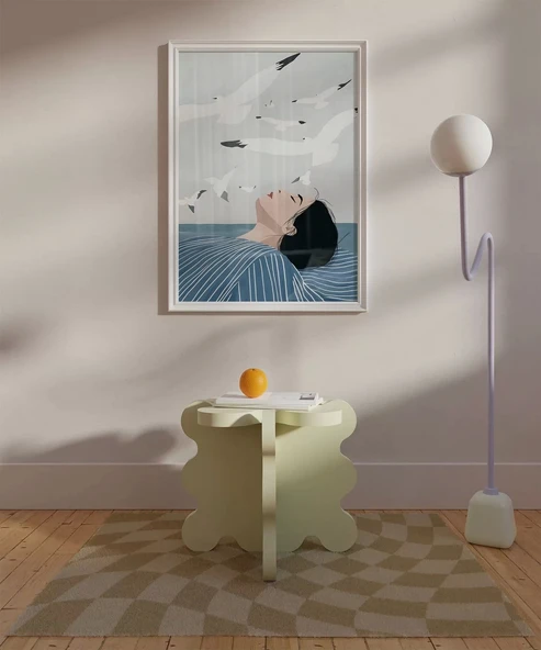 Çerçevesiz Poster Denizin Fısıltıları - Resim 4