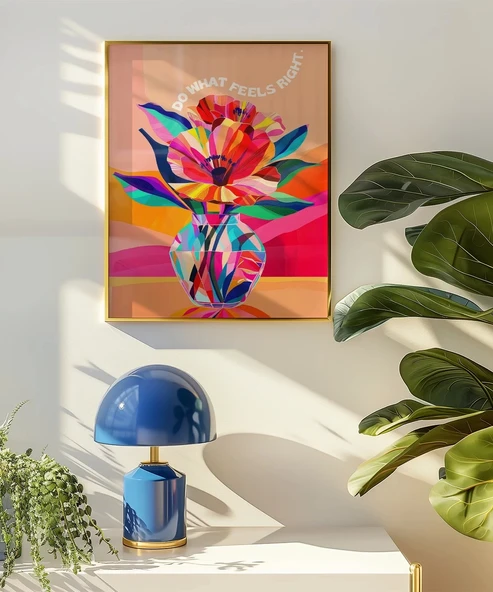 Çerçevesiz Poster Renkli İç Ses - Resim 5