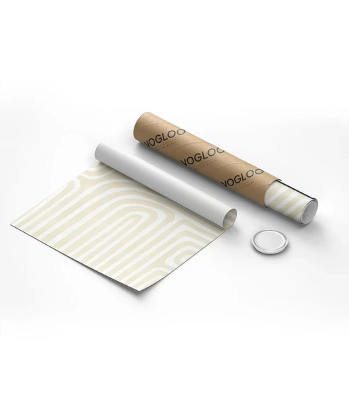 Çerçevesiz Poster Soyut Labirent Desenli - Resim 8