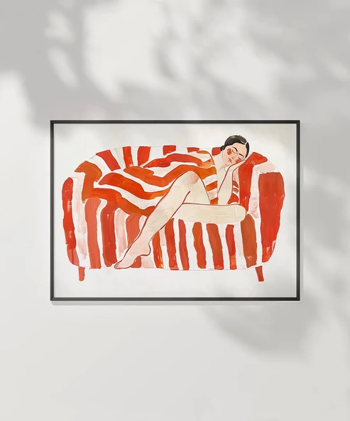 Çerçevesiz Poster Turuncu Rüyası - Resim 6