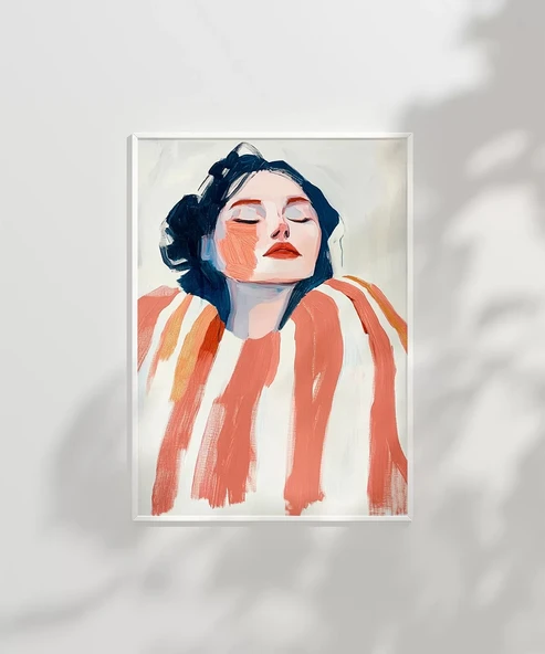 Çerçevesiz Poster Soyut Renklerle Düşler - Resim 2