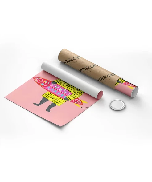 Çerçevesiz Poster Eğlenceli Dalga Avcısı - Resim 8