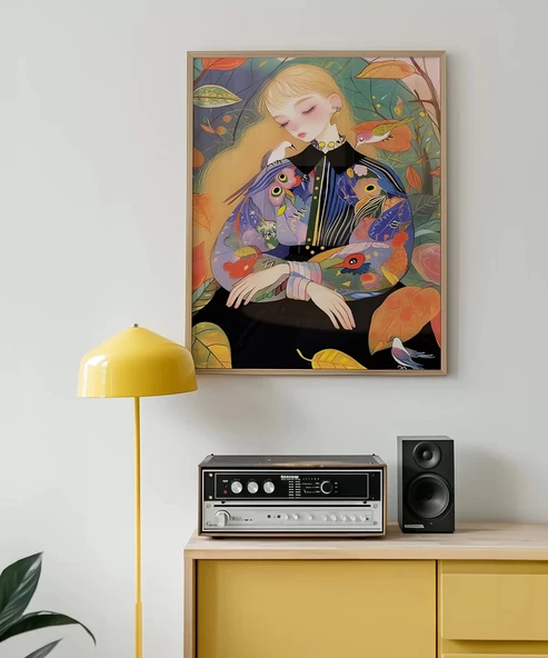 Çerçevesiz Poster Doğanın Zarif Tonları - Resim 3