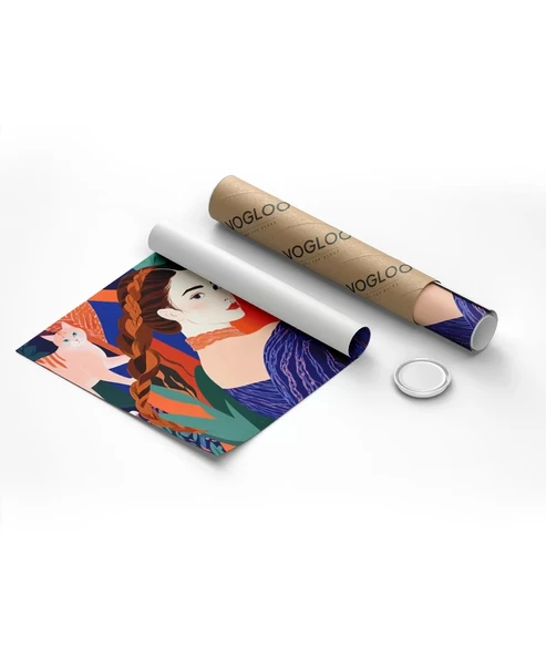 Çerçevesiz Poster Floral Harmoni ve Dostluk - Resim 8