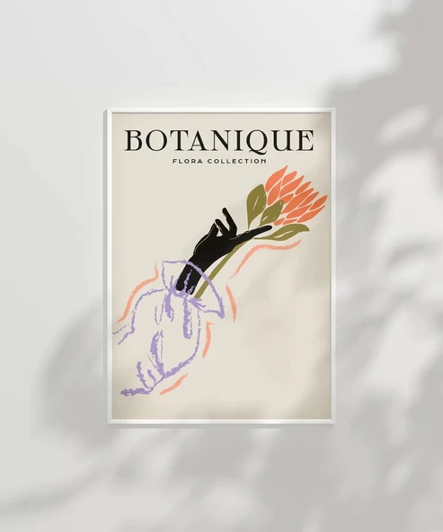 Çerçevesiz Poster Zarif Çiçek Demeti - Resim 2