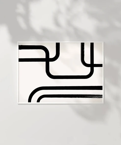 Çerçevesiz Poster Orta Çağ Modern Sanat - Resim 2