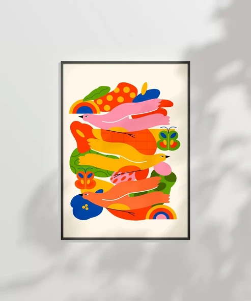 Çerçevesiz Poster Hayallerin Kanatları - Resim 7