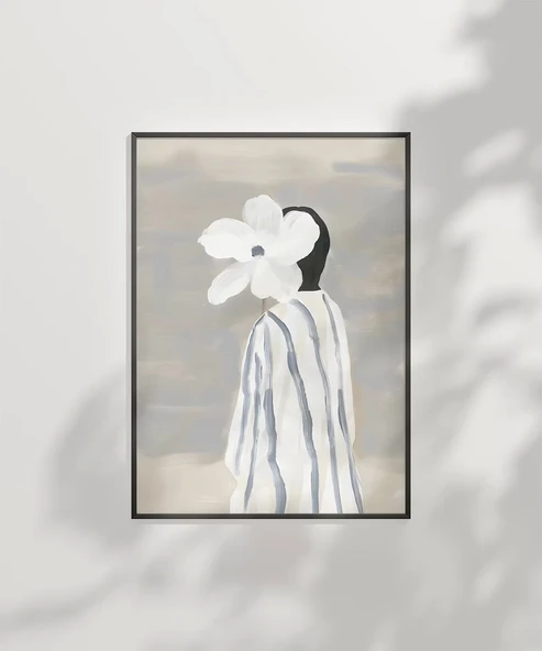 Çerçevesiz Poster Gri Tonlarda Bir Düş - Resim 6