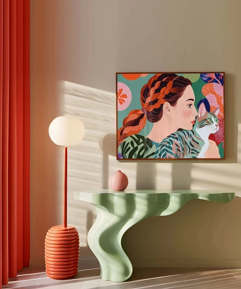 Çerçevesiz Poster Renklerin Ahengi - Resim 3