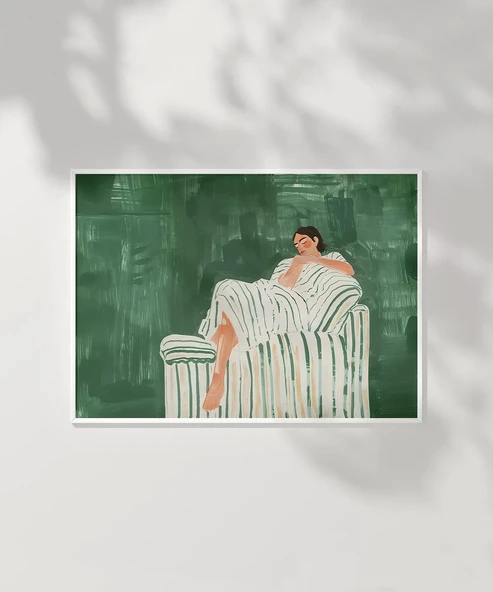 Çerçevesiz Poster Çizgilerin Ritmi - Resim 2