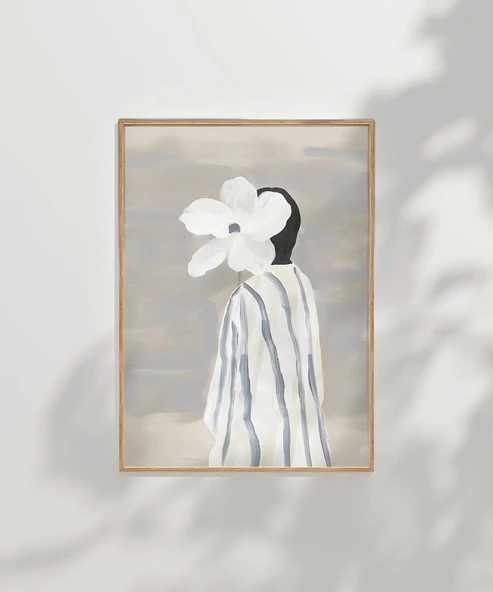 Çerçevesiz Poster Gri Tonlarda Bir Düş - Resim 7