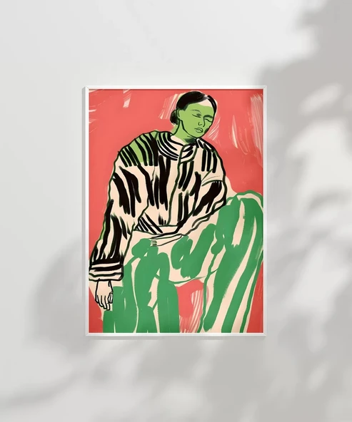 Çerçevesiz Poster Şehir Jungl - Resim 2