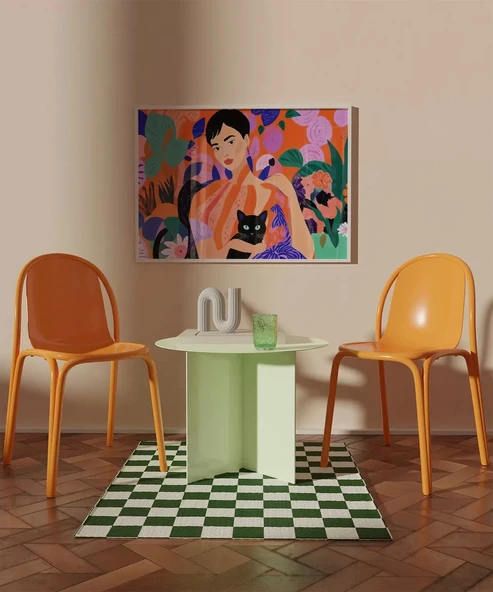 Çerçevesiz Poster Siyah Kedinin Sırrı - Resim 3