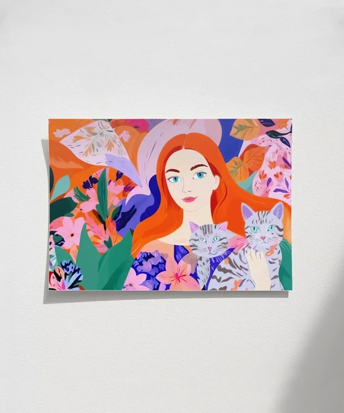 Çerçevesiz Poster Doğanın Kucaklayışı