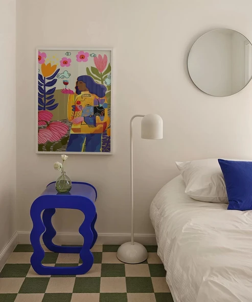 Çerçevesiz Poster Renkli Bahar Anısı - Resim 4