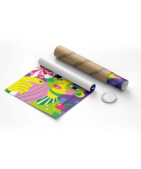 Çerçevesiz Poster Renklerin Tatlı Bahçesi - Resim 8