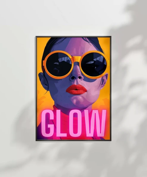 Çerçevesiz Poster Parlak Bakış - Resim 7