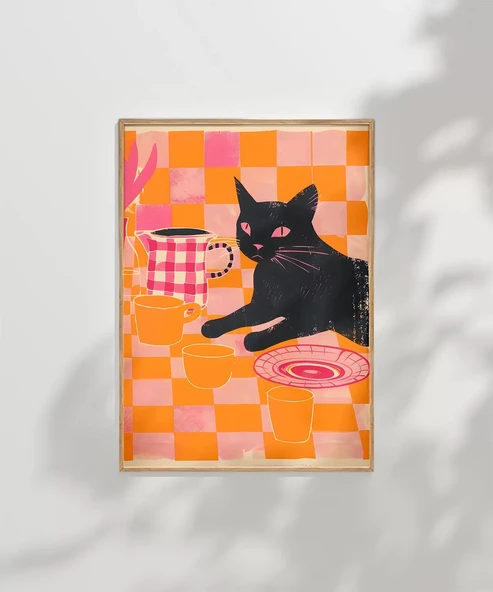 Çerçevesiz Poster Masanın Bekçisi - Resim 7