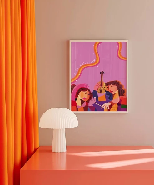 Çerçevesiz Poster Ritmin Kalbi - Resim 4