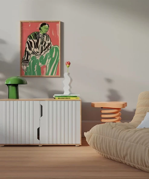 Çerçevesiz Poster Şehir Jungl - Resim 3